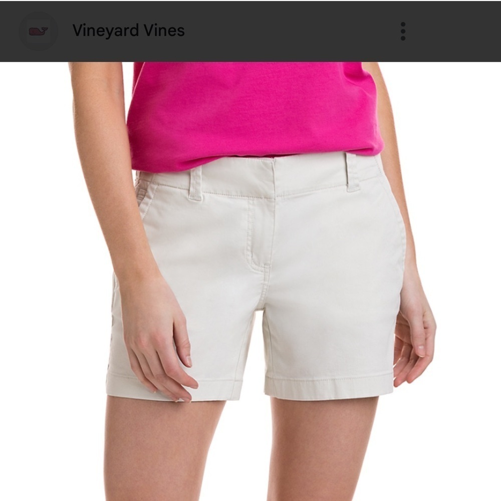 Vineyard Vines 9” Every Day Short - Stone - Size 16 - NWT